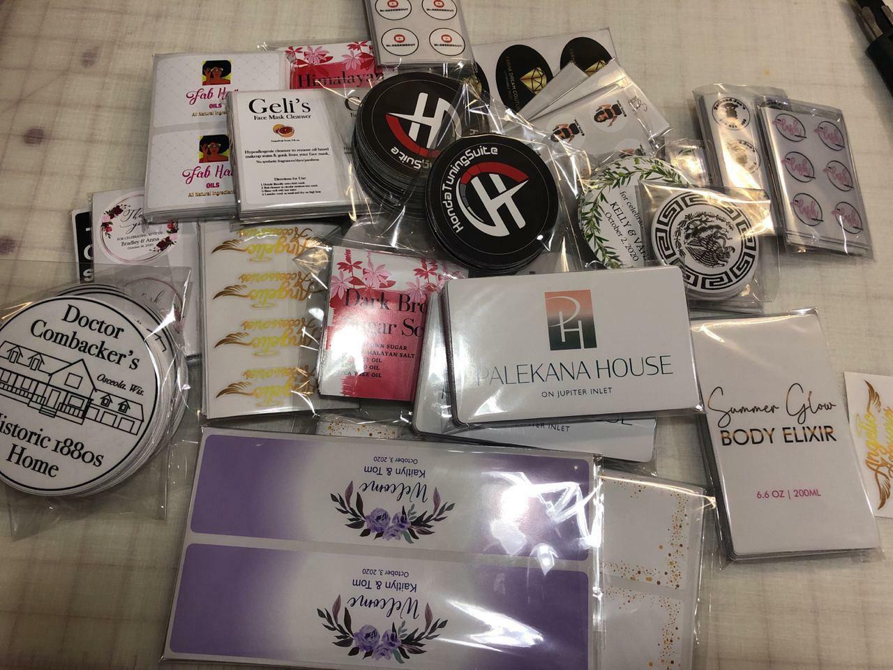 Custom stickers | Business Logo Stickers | Die Cut sticker Labels | Decals Vinyl