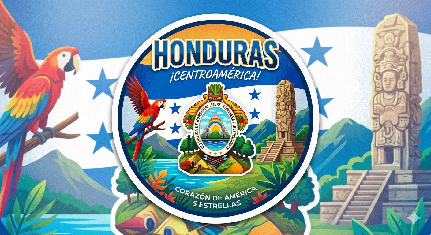 Honduras Decal Sticker Phone Laptop