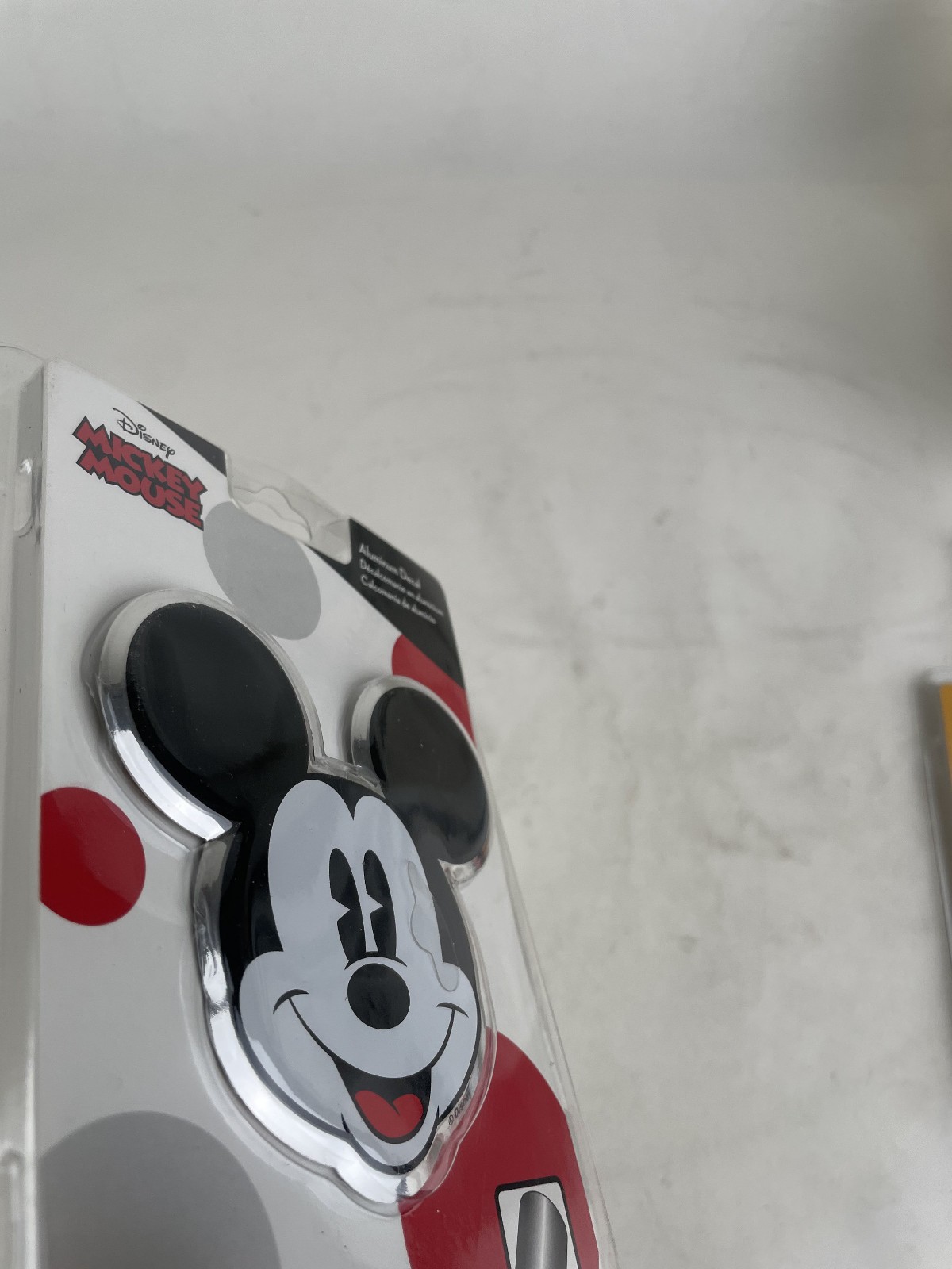 Official Licensed Disney Micky Mouse Aluminum Color Emblem Decal 2 Pak Set
