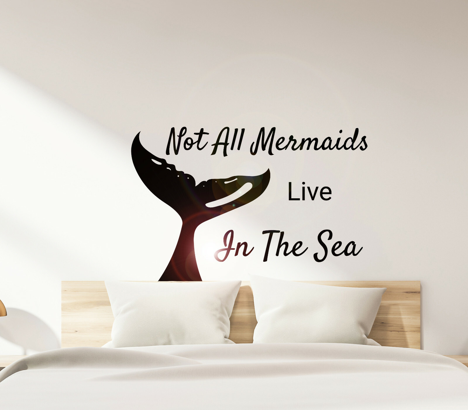 Wall Decal Mermaid Bedroom Sea Fairtale Interior Vinyl Decor gz412