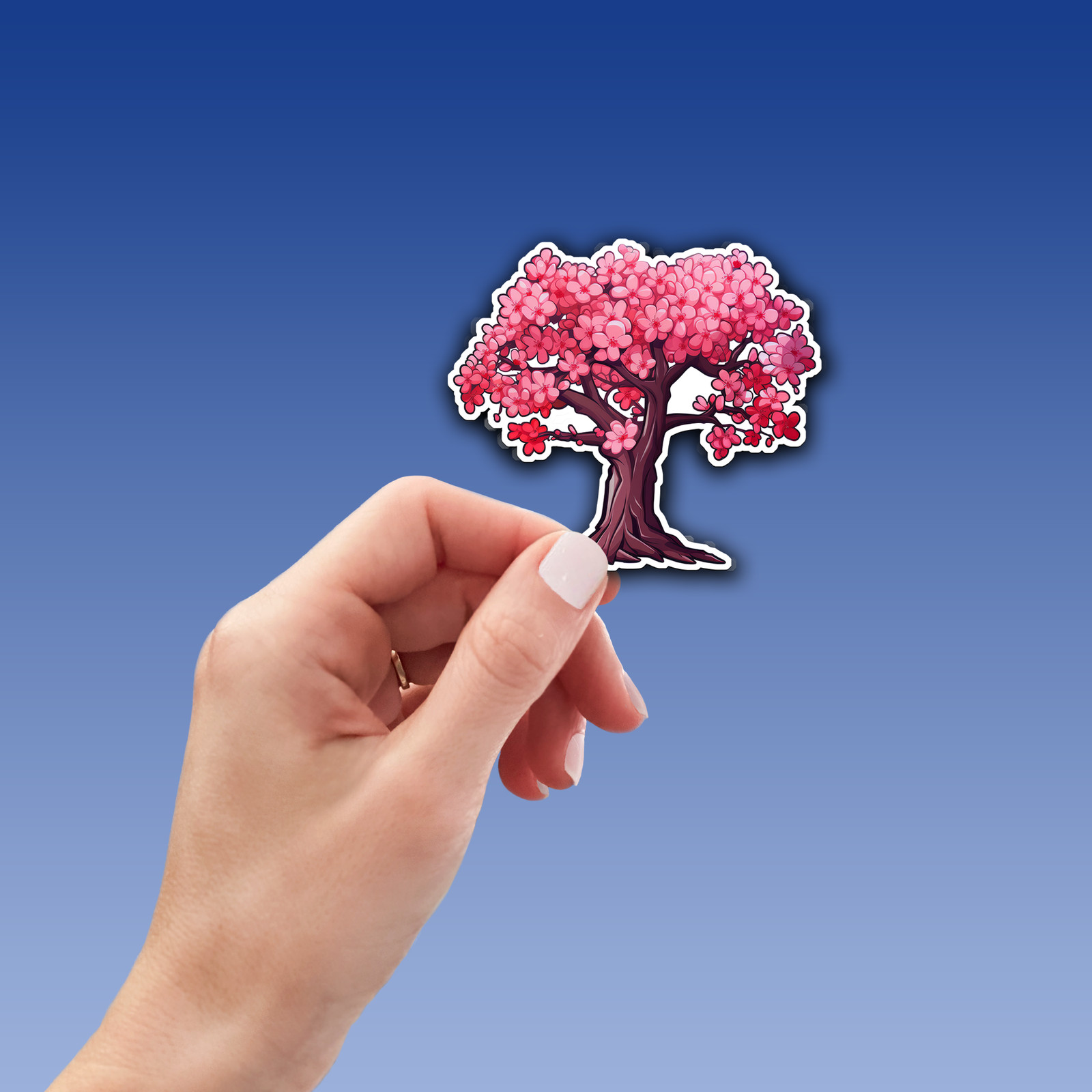 Cherry Blossom Vinyl Sticker – Embrace Nature's Beauty Anywhere You Go!