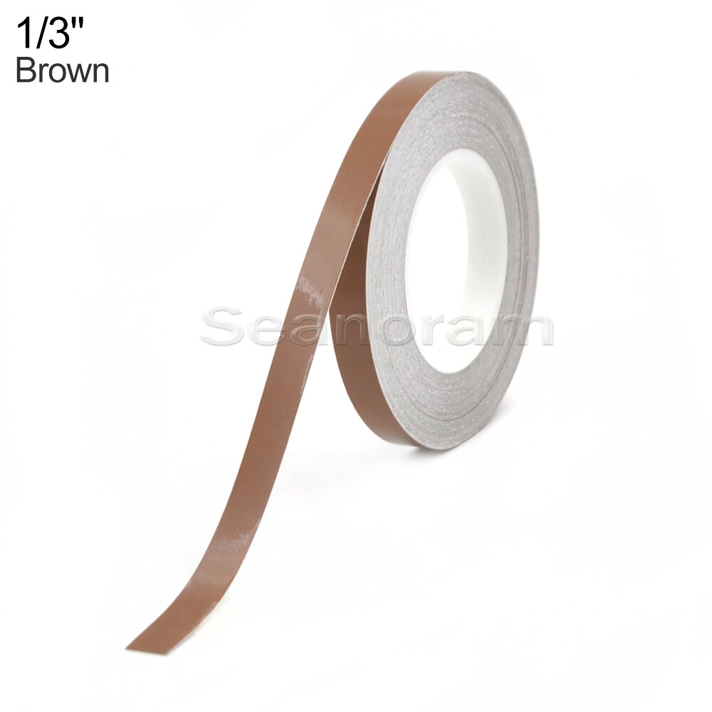 1/3" 8mm Brown DIY Home Shop Bar Pinstriping Pin Stripe Tape Decal Vinyl Sticker
