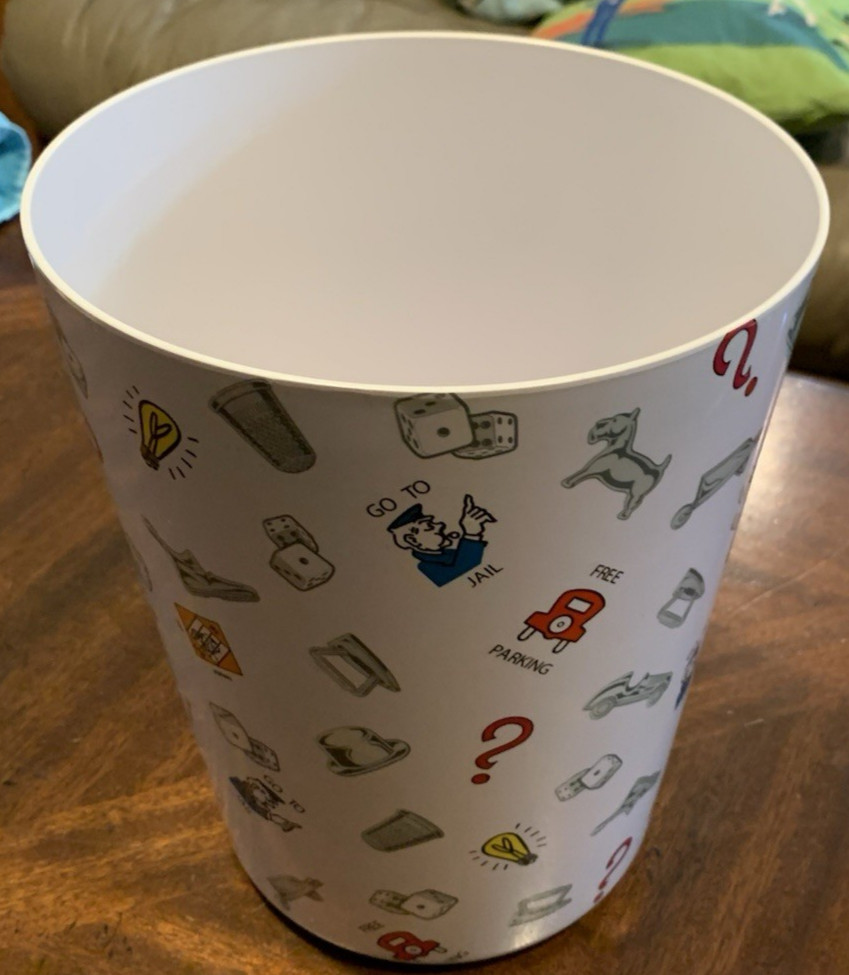 Monopoly Bathroom Set:Towels, shower curtain, garbage can, etc.(see description)