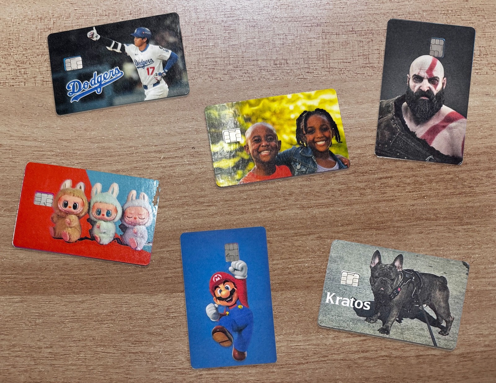 Personalized Debit/ Credit Card Skin with Your Own Photo, Image or Any Design
