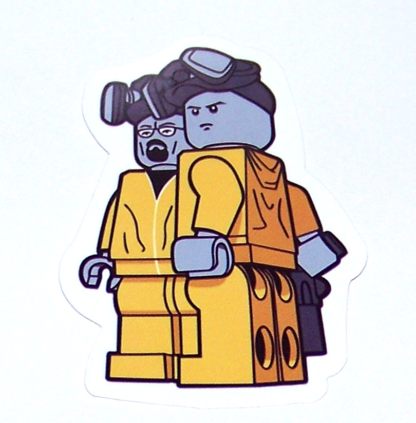 BREAKING BAD – Logo Die Cut Sticker Decal TV Show Lego Walter & Jesse
