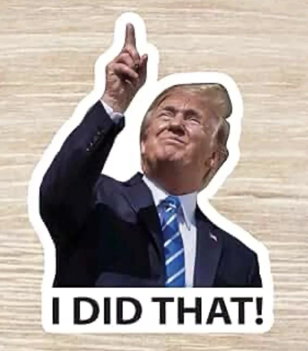 50 PACK – Donald Trump “I DID THAT!” Sticker Decal 2.25”x 1.5” Inches Set Lot