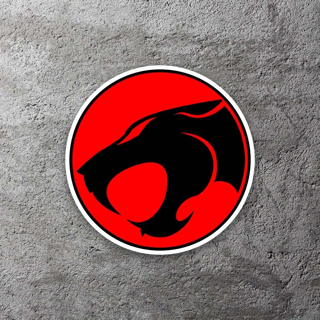 Thundercats Logo Vinyl Sticker 3.5" Wide – Includes Two Stickers
