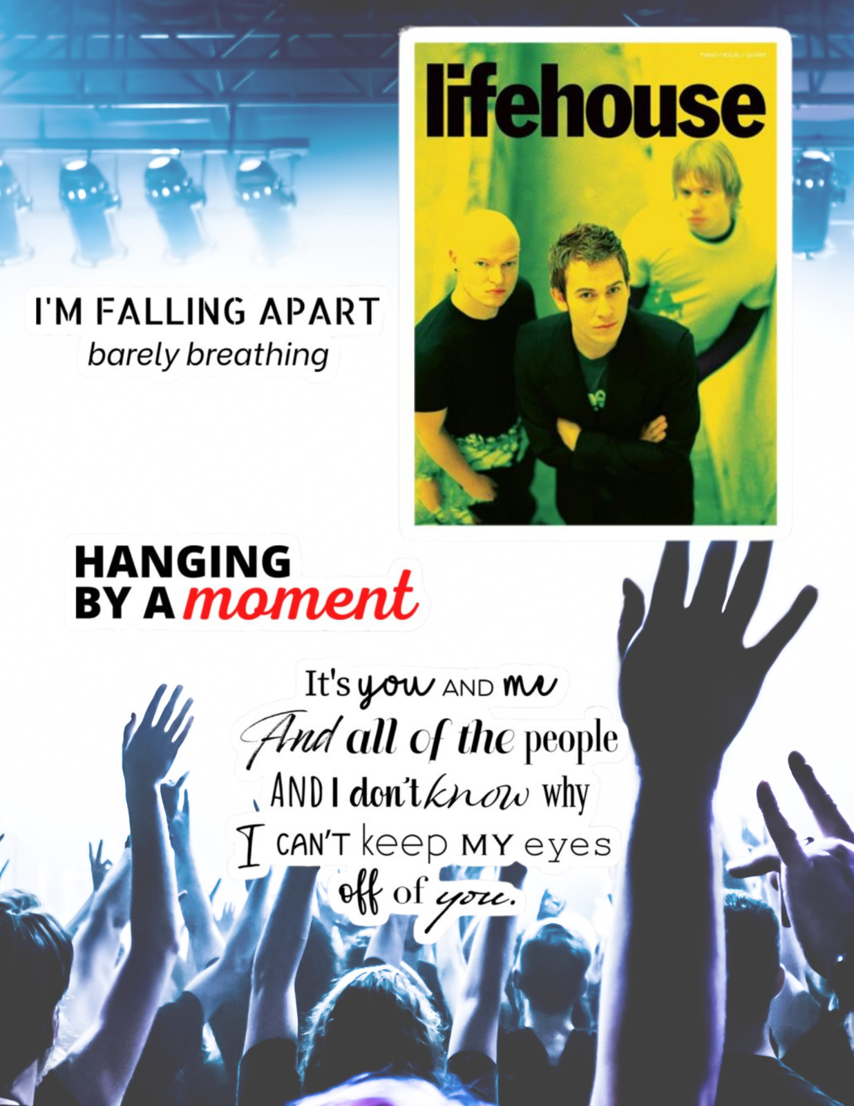 Lifehouse 4pc Sticker Pack
