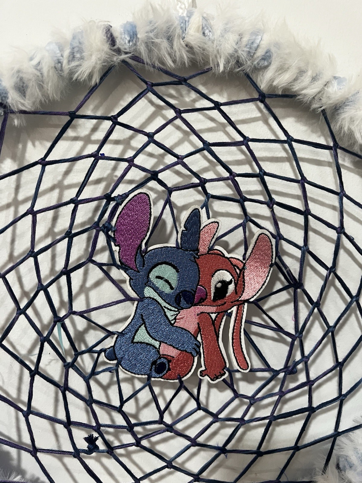 Stitch/ Angel ,Lilo Stitch ‘14 Ring Handmade Wall Hanging Decor