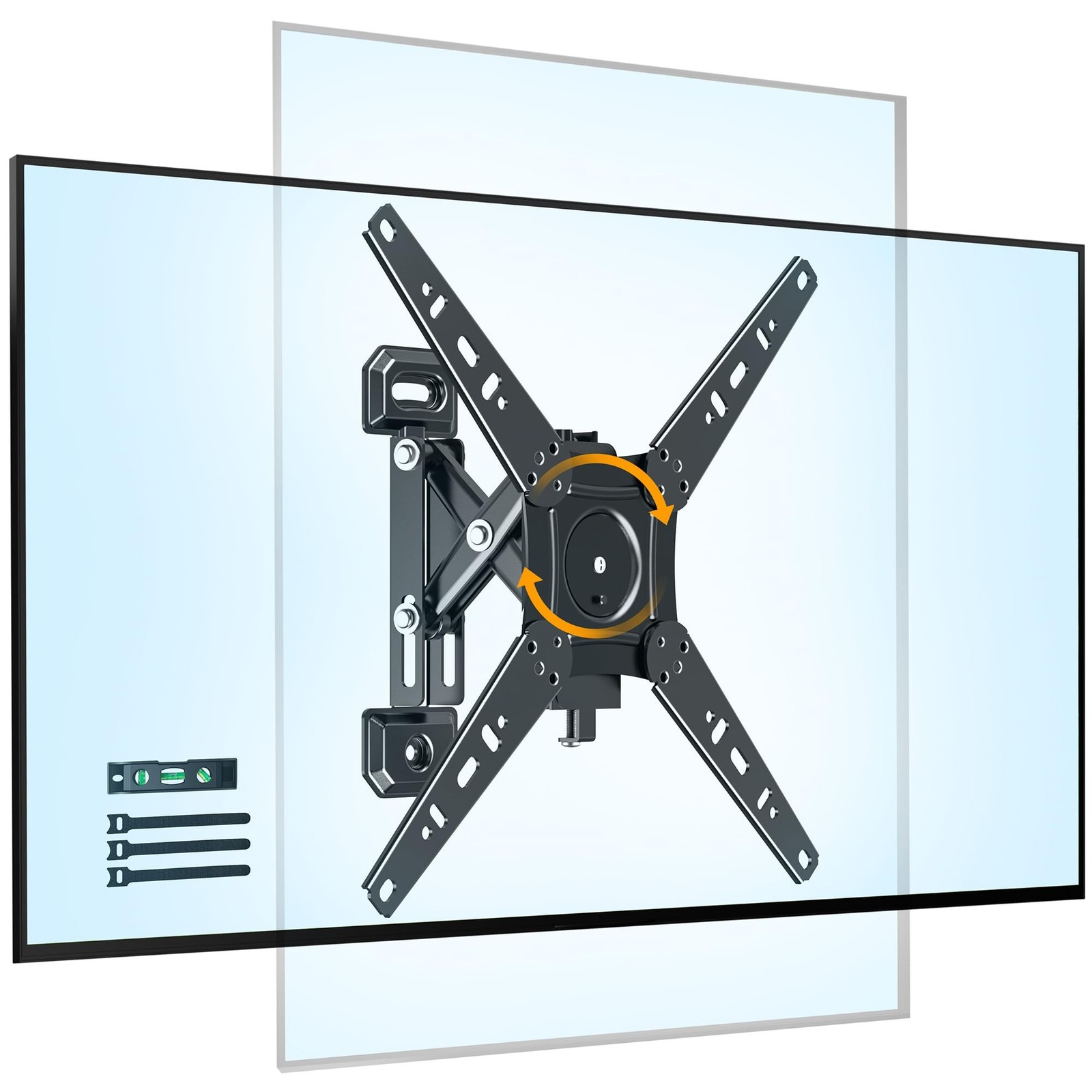 FORGING MOUNT Rotating TV Wall Mount for 13-49 Inch TVs Monitor,Vertical and …
