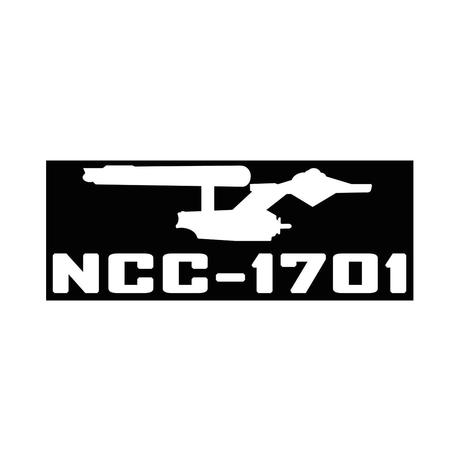 NCC-1701 Star Trek Sticker trekkie uss enterprise pun