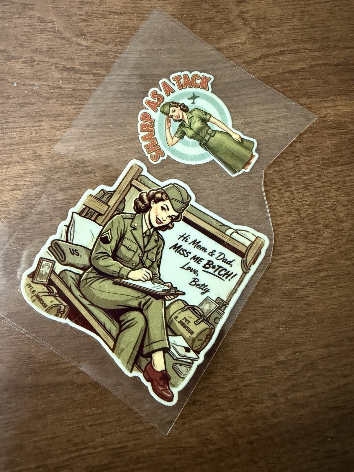 40 Pin Up Girls Decals Waterproof, Tear Resistant, Scratch Resistant Mi, Morale
