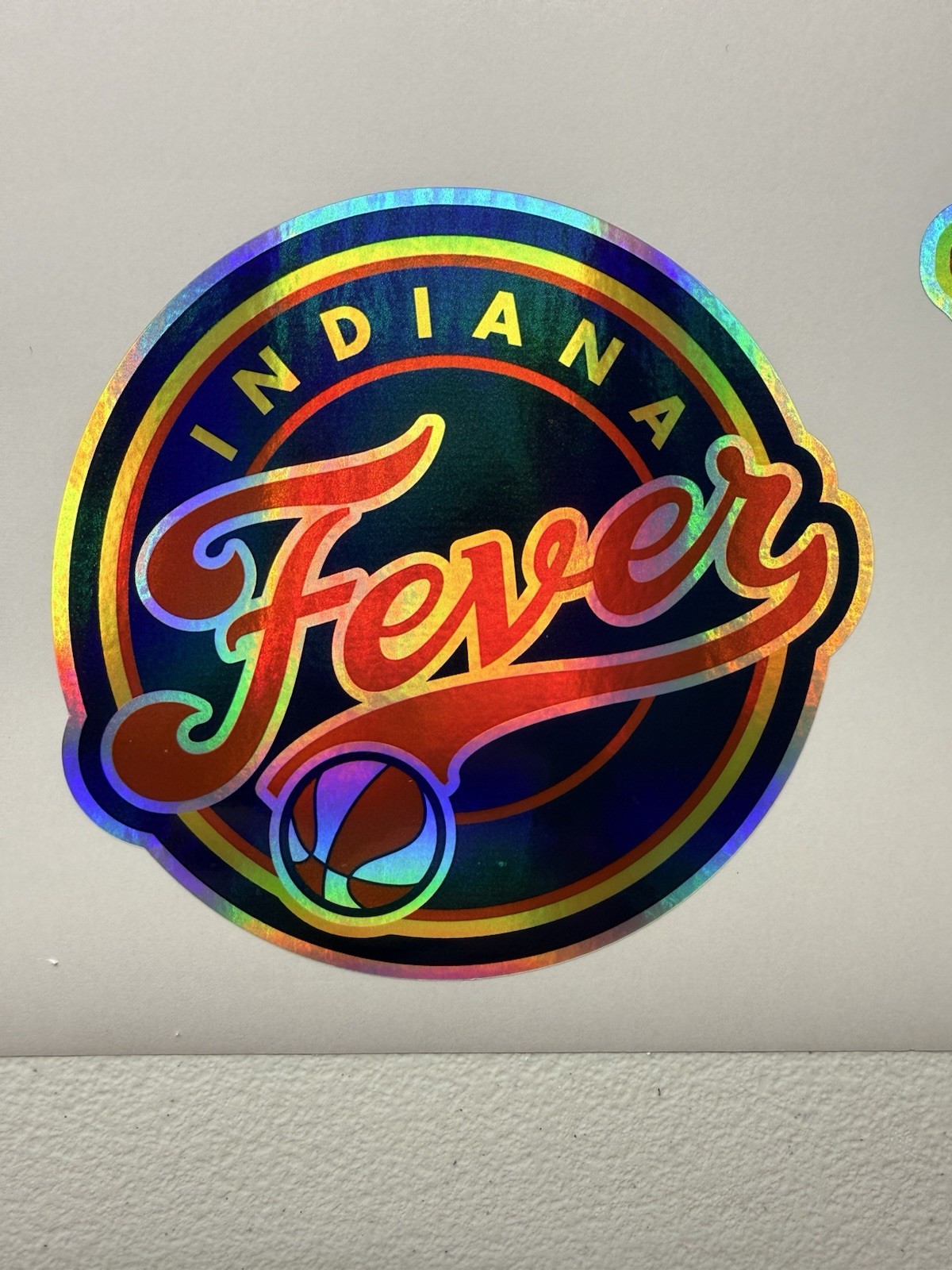 Indiana Fever Holographic Vinyl Decal