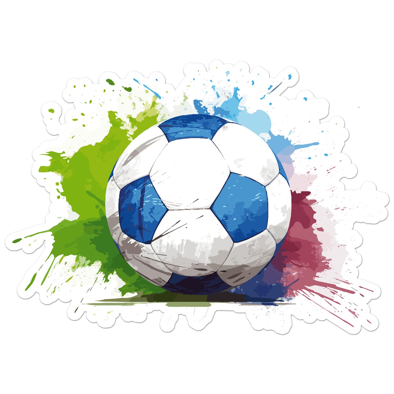 Soccer Ball Football – Vinyl Decal Sticker – Car Window Laptop – ebn9907