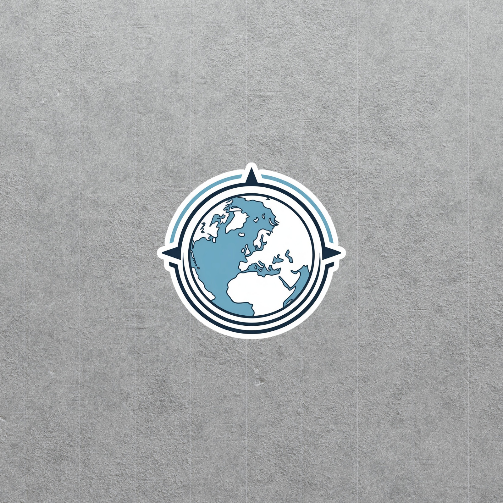 Globe Compass Explorer Vinyl Sticker for Laptops & Water Bottles #6512