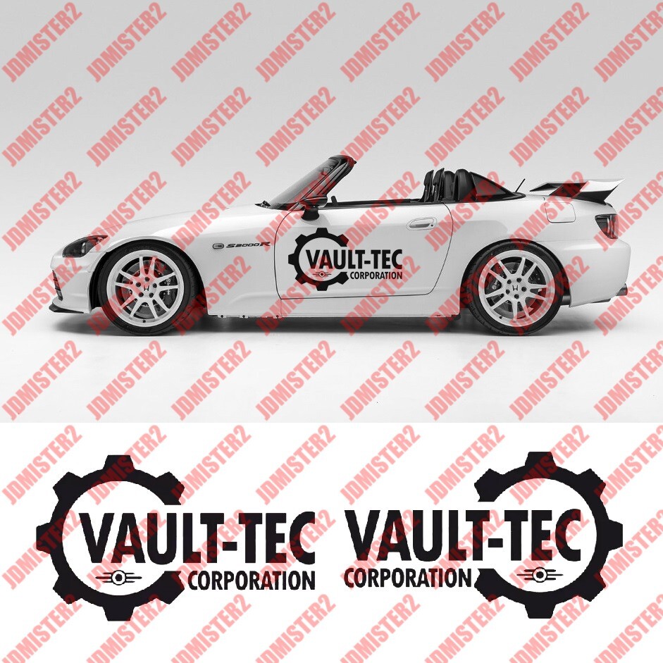Fallout Vault Tec Corporation Vault-Tec Industries Decal Die Cut Vinyl Sticker