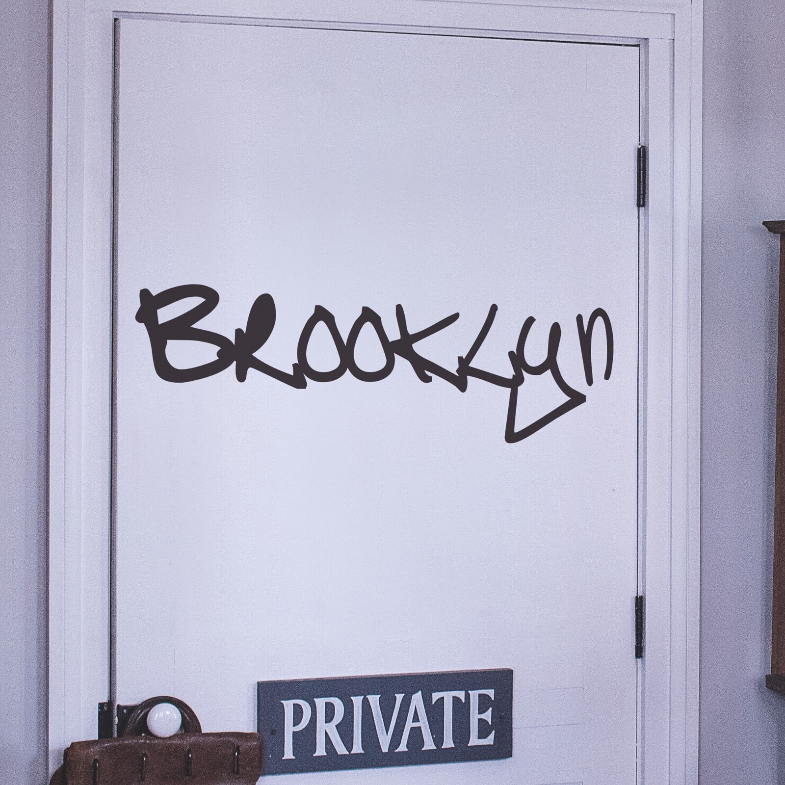 Brooklyn Sign Wall Decal Sticker. NYC, New York City, Urban Decor
