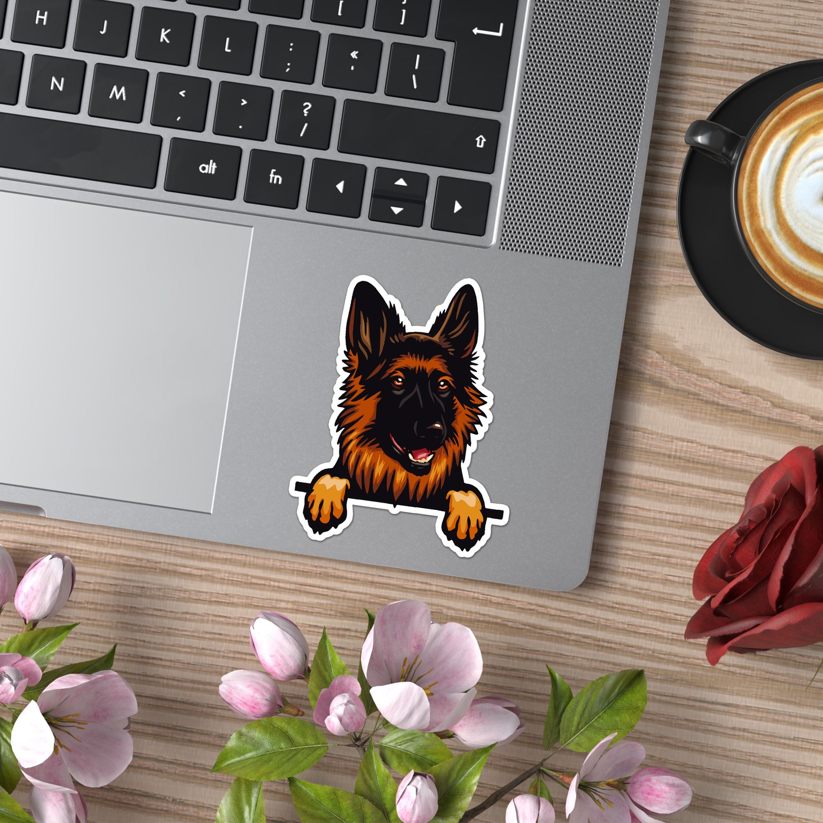 German Shepherd Dog – Vinyl Decal Sticker – Car Window Laptop – ebn12105