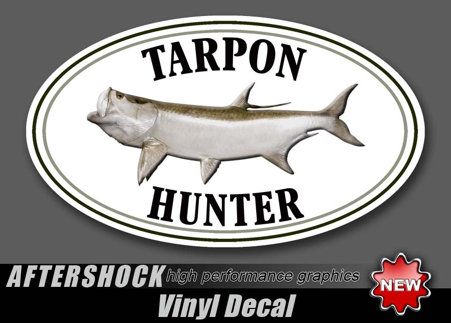 Tarpon Fishing Sticker Fish Hunter Decal