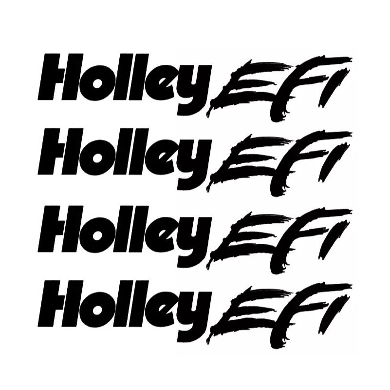 Holley EFI Decal Vinyl Sticker Graphics Logo Fuel Injection Sniper Stealth