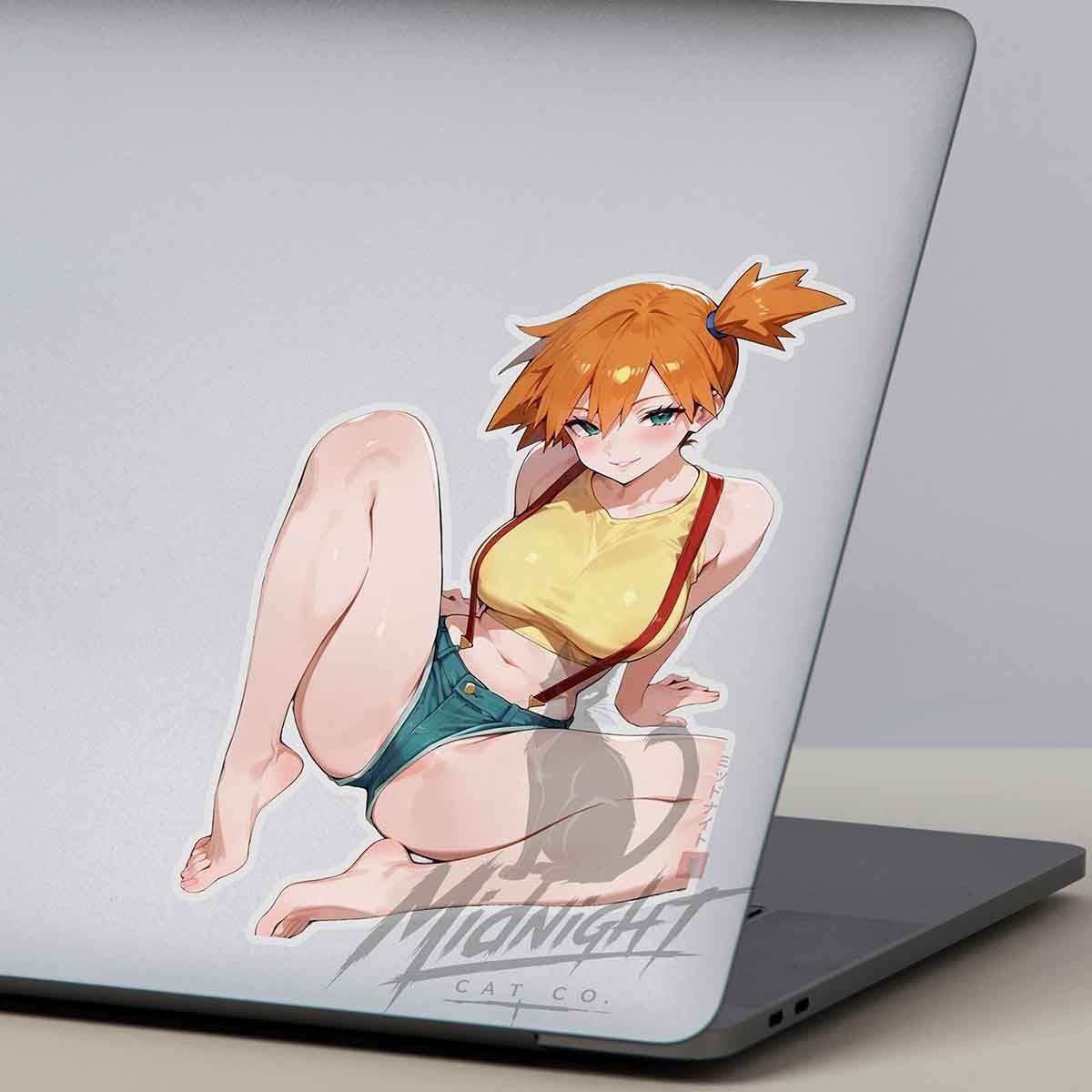 Misty Waifu 6" Sticker Anime Manga Cute Laptop Skateboard Car tool box