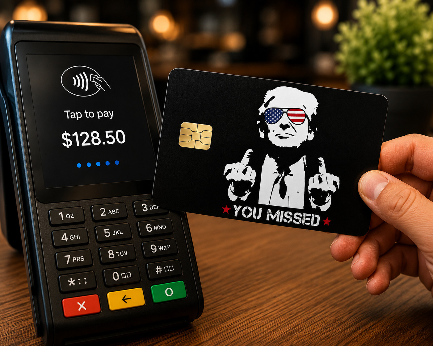 TRUMP You Missed Political Meme Debit Card Credit Card Skin Vinyl Sticker