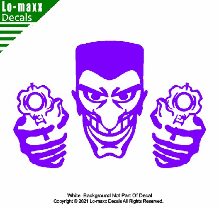 Gangster With Guns Sweet New Design Superior Quality Art Die Cut Vinyl Decal