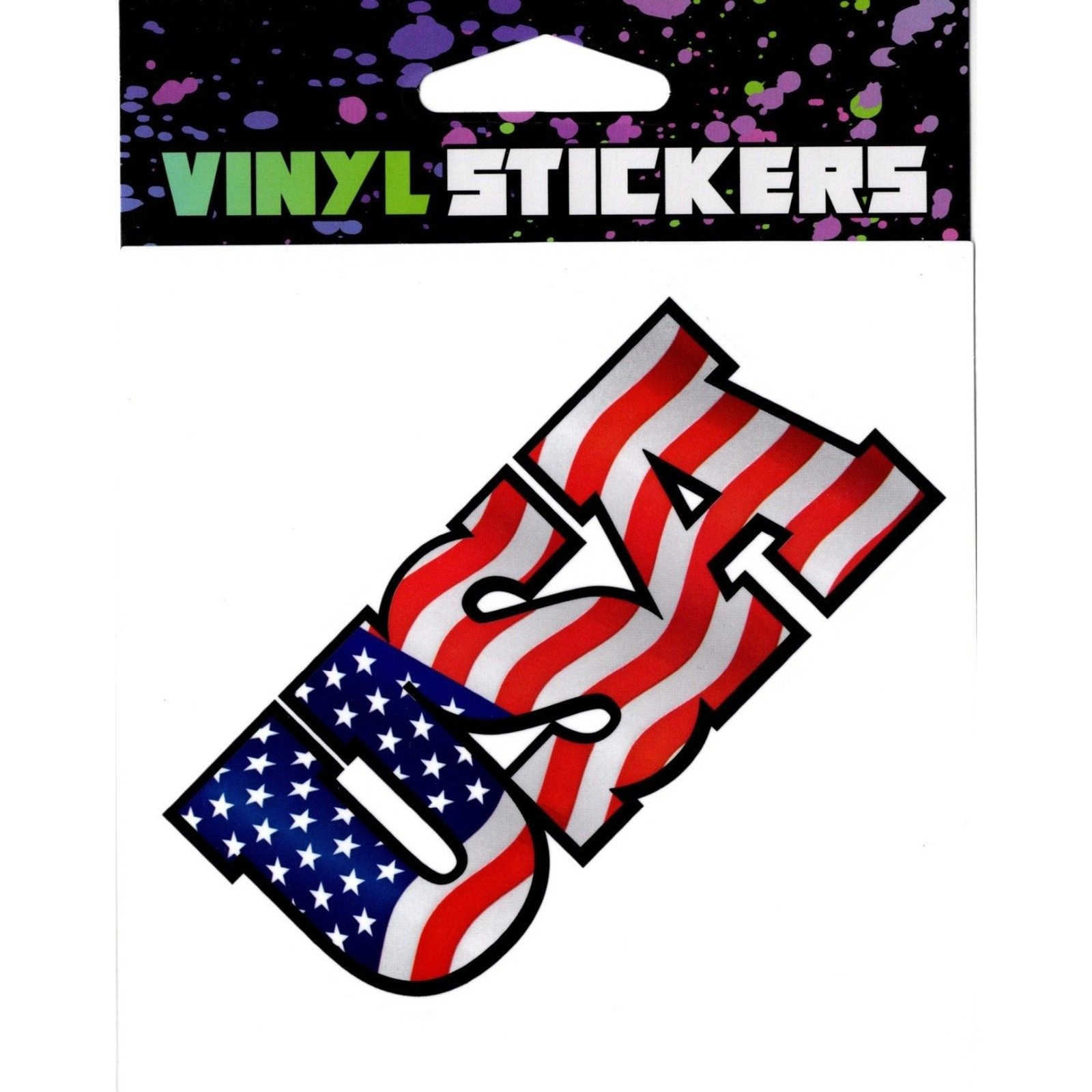 USA Vinyl Sticker – 4.25in x 4.25in