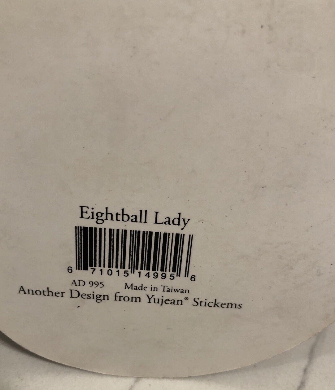 EIGHTBALL LADY BY Michael Landefeld STICKER DECAL 2007 YUJEAN