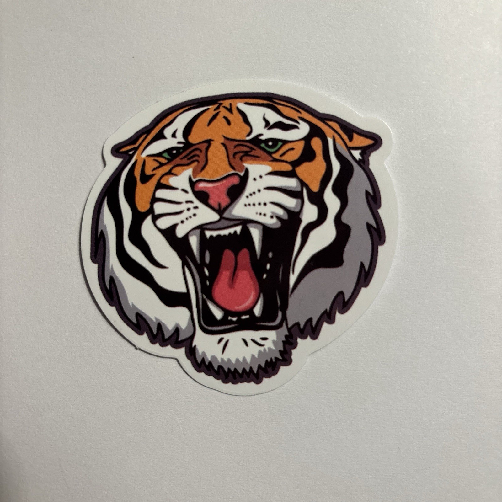 Vinyl Sticker Set Tiger Head Multicolor Animal Art Small B47