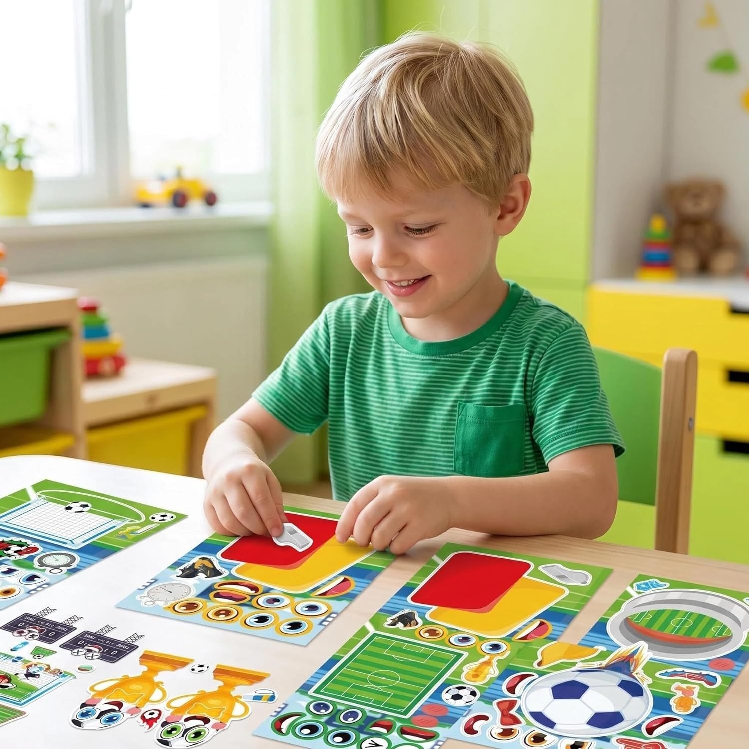 2026 World Cup Themed Make Your Own Soccer Stickers – Perfect for Party Crafts