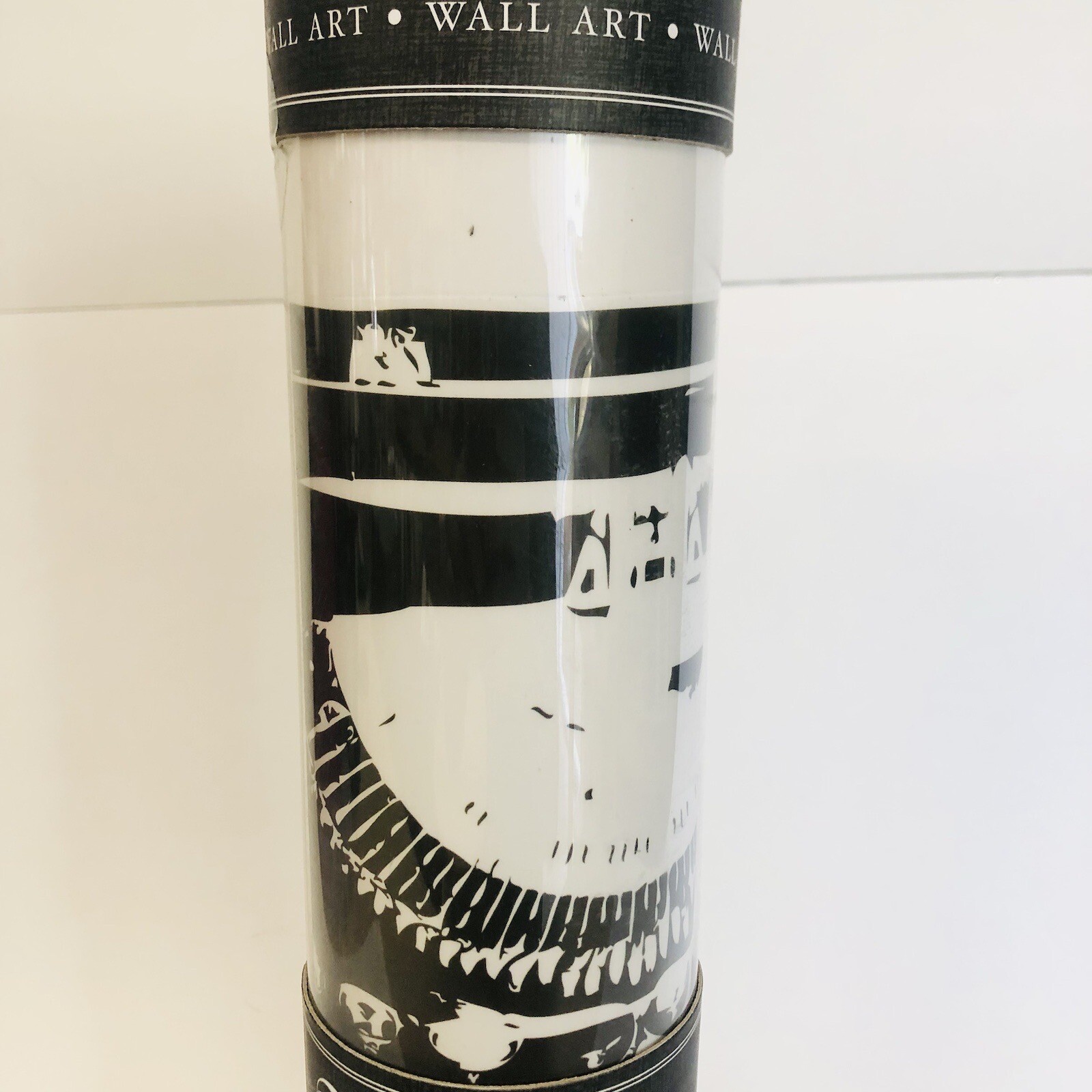 DCWV Decal Wall Art Sticker 2 Typewriters Black & White Vintage Look