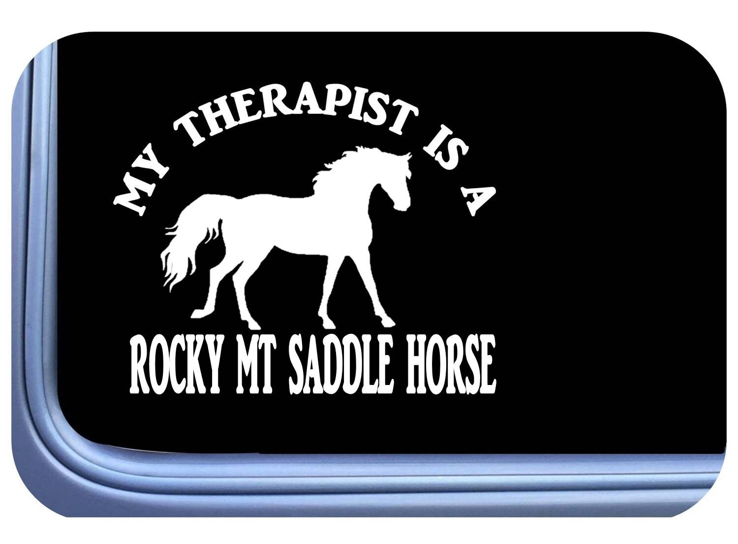 Rocky Mountain Horse Sticker Therapist OS 619 6" kentucky mt horse Decal