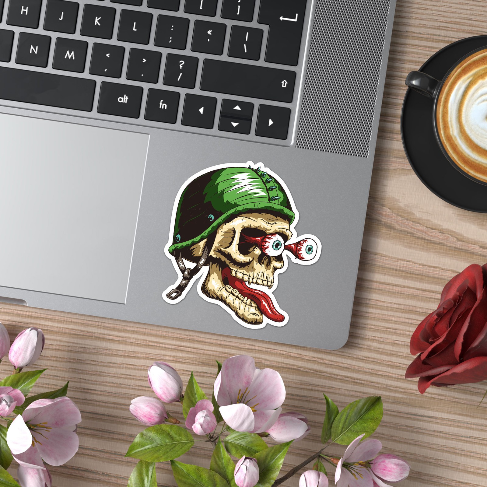 Skull Eyeballs – Vinyl Decal Sticker – Car Window Laptop – ebn9555
