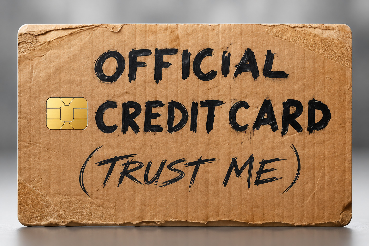 Official Credit Card Trust Me Funny Debit Card Skin Vinyl Sticker