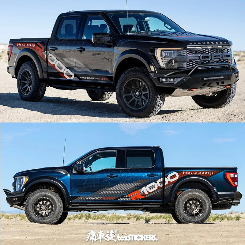 Aftermarket F-150 Raptor R Pickup Off-Road Racing Vinyl Decal | Body Modificatio