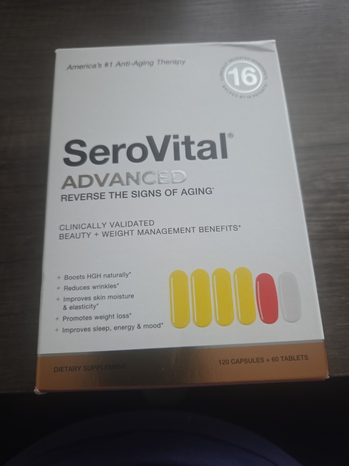 SeroVital Advanced Dietary Supplement 120 Capsules +60 Tablets Free Shipping USA