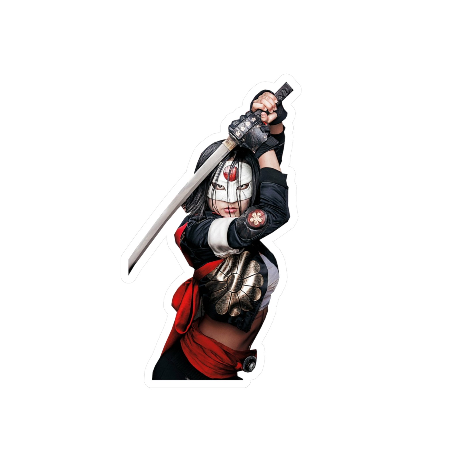 Katana, DC Universe, Stickers for Laptops, Mug, Skate Board, Snowboard