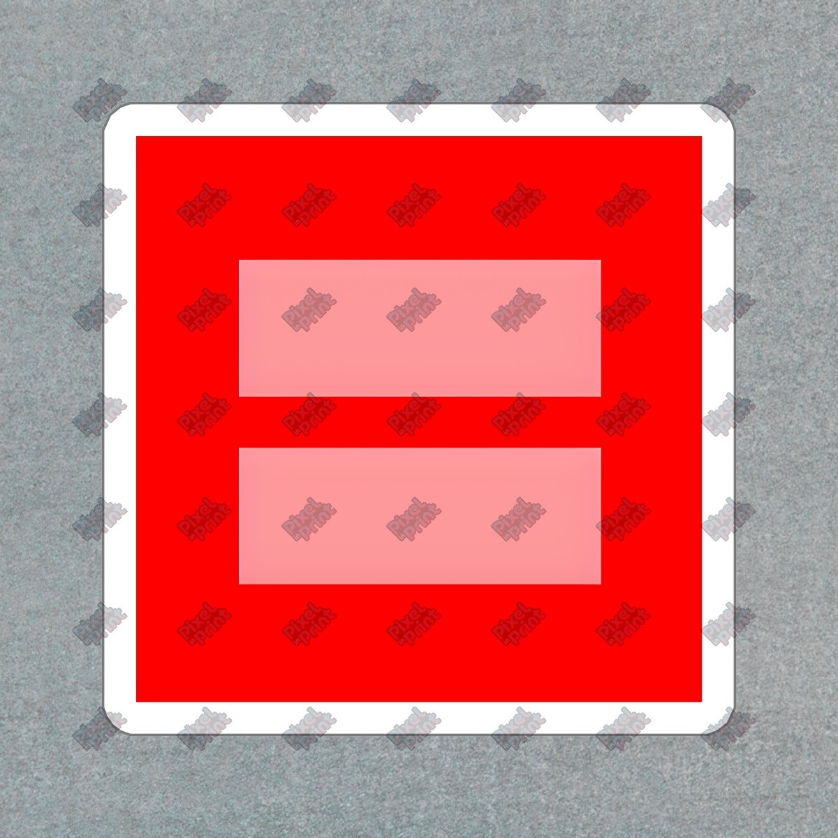 Bold Red Equality Sticker LGBTQ+ Decal Vinyl Waterproof Decal for #227008