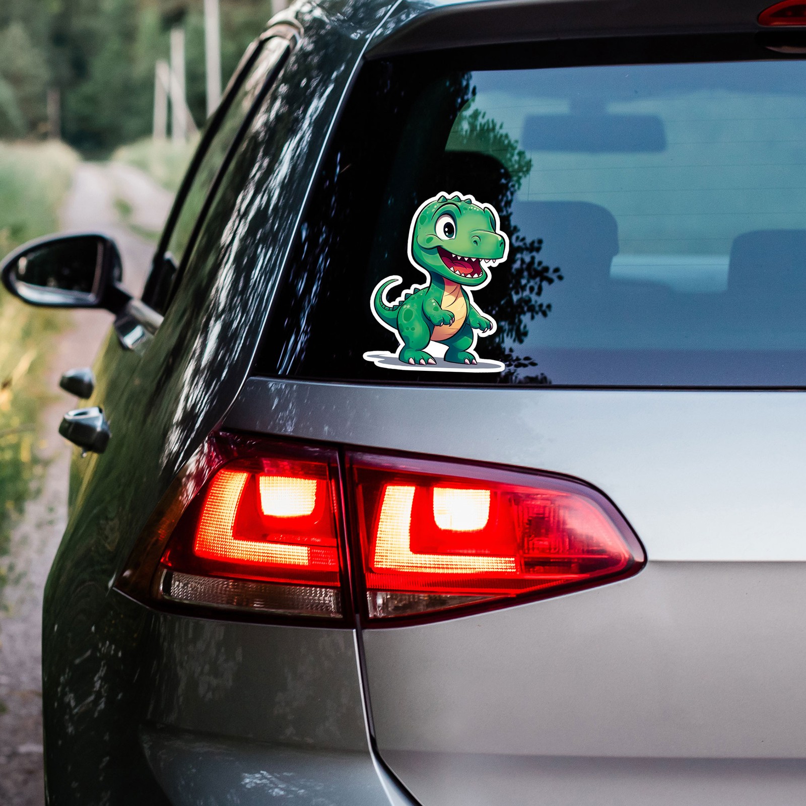 Baby Dinosaur T-Rex – Vinyl Decal Sticker – Car Window Laptop – ebn9912