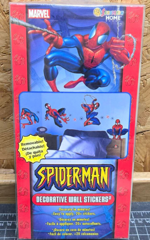 Marvel Spiderman Wall Stickers Kids Bedroom Decals Super Hero Decor PMSMWI1