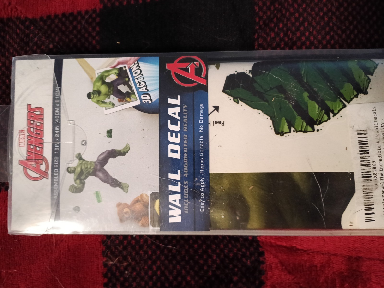 wall Palz Hulk wall decal Marvel Avengers