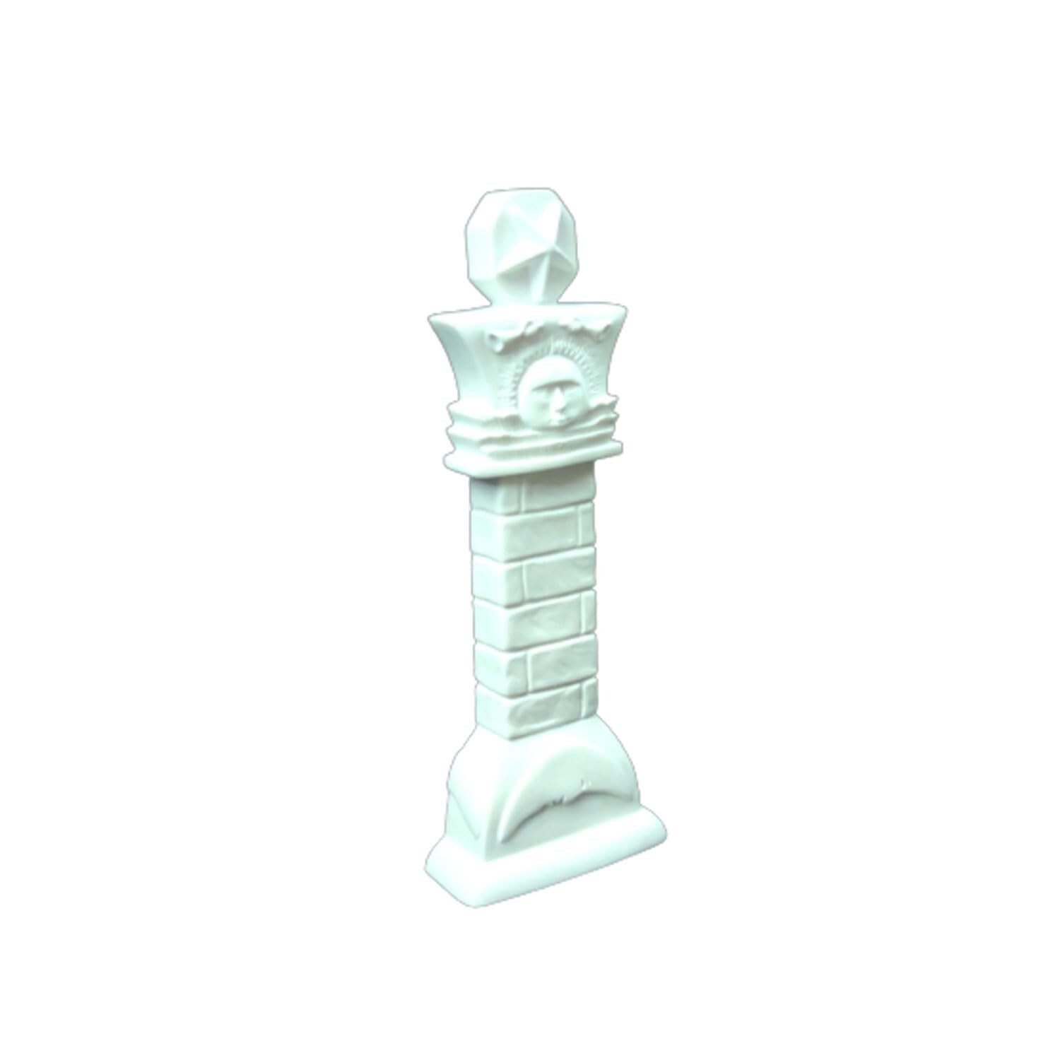 S6-9.5" Tall 1.4 lbs Sunstone Pillar Statue One Moment In Time Mormon LDS CTR