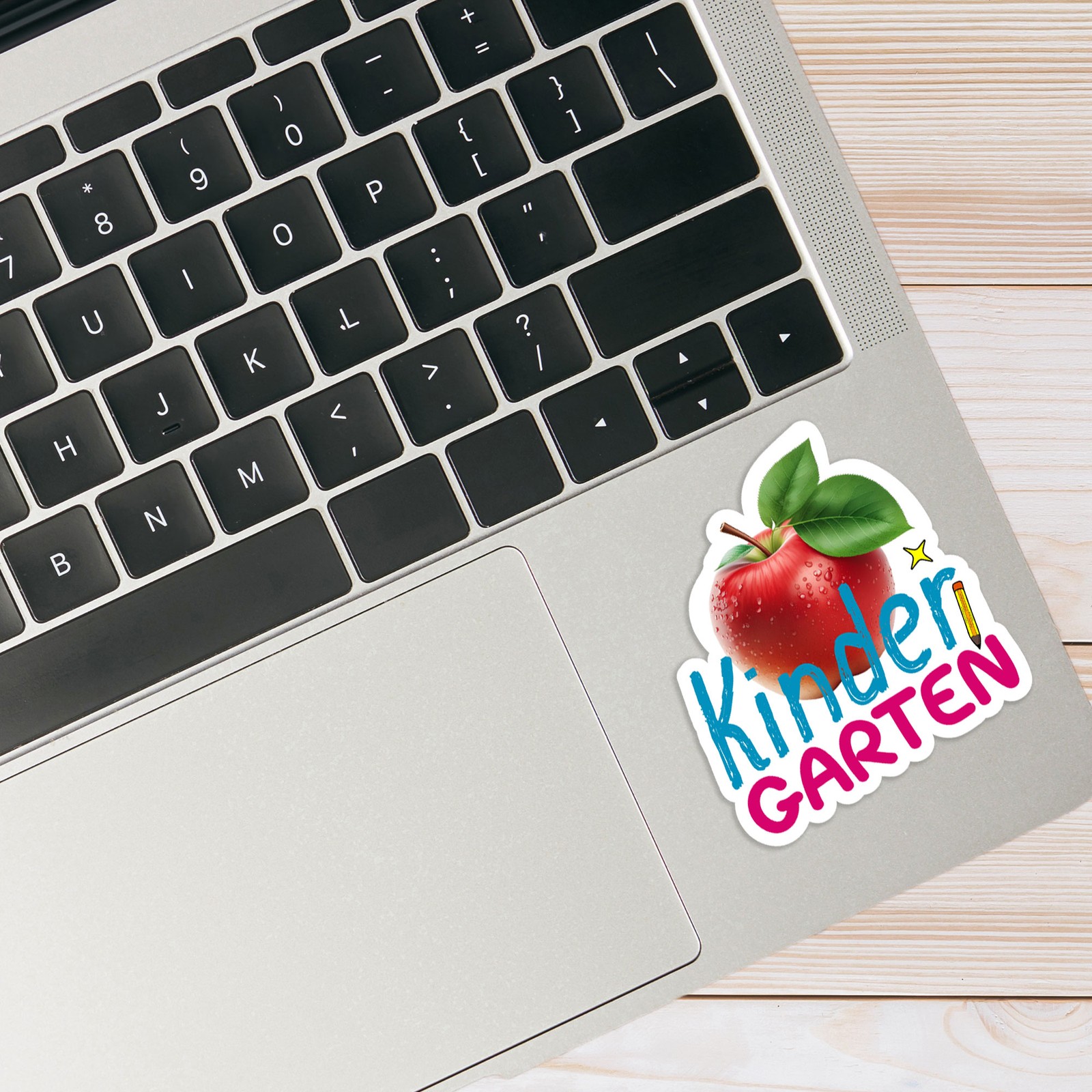 Kindergarten Apple – Vinyl Decal Sticker – Car Window Laptop – #917