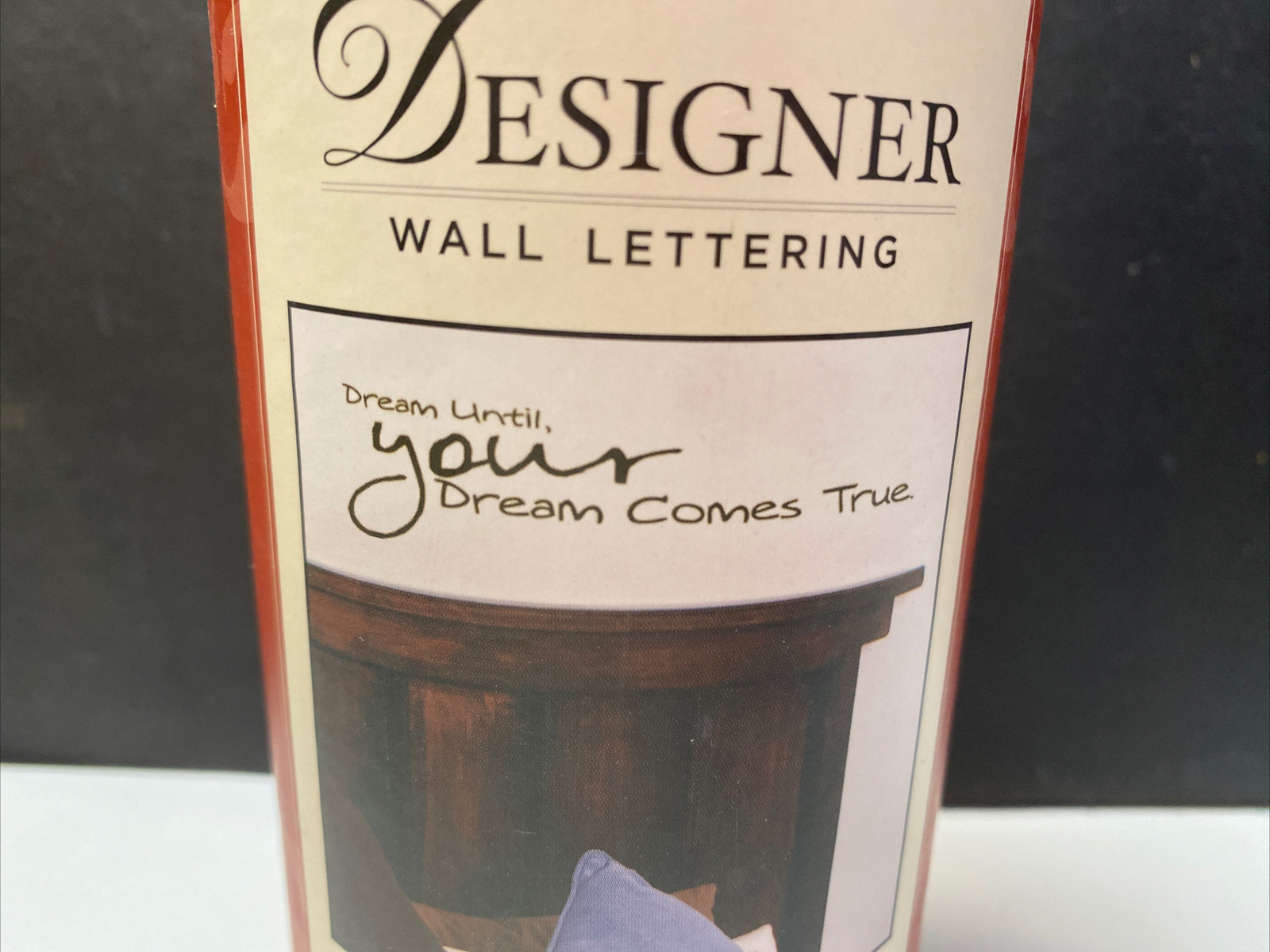 Designer Wall Lettering Wall Decal “Dream Until Your Dreams Come True” NEW