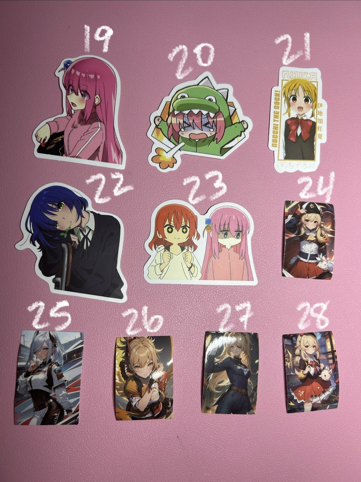 Bocchi The Rock, Genshin Impact And More Anime Stickers
