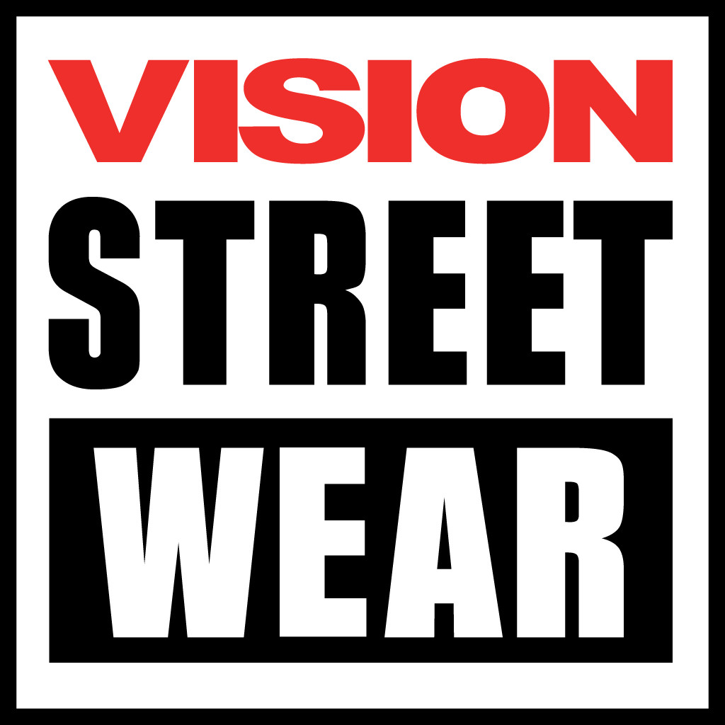 Vision Street Wear Logo Die Cut Laminated Vinyl Sticker/Decal