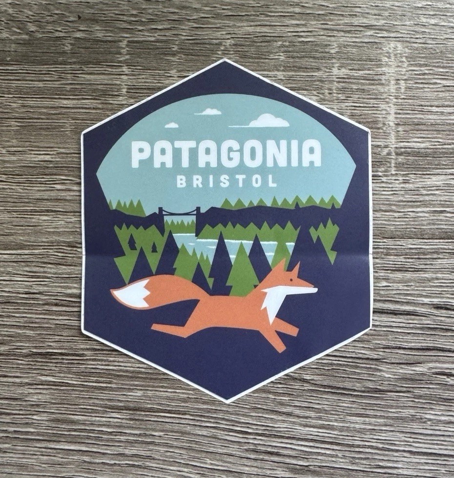 Patagonia Bristol United Kingdom (UK) Logo Sticker – Rare Store Exclusive NEW