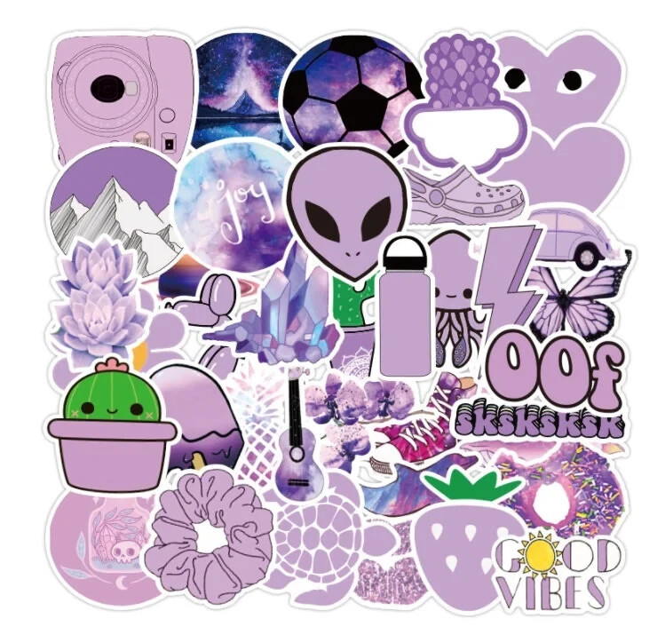 Mystery Vinyl Sticker/Decal: Matte sticker pack VSCO# 12, US seller