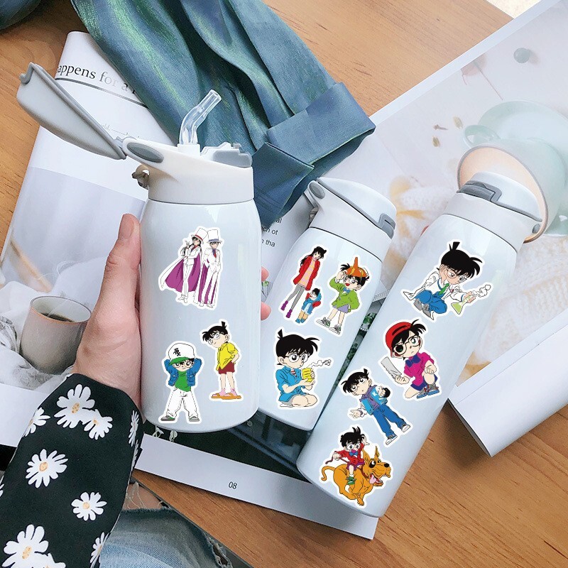 100Pcs Detective Conan Anime Sticker for Adults Teens Girls Water Bottles